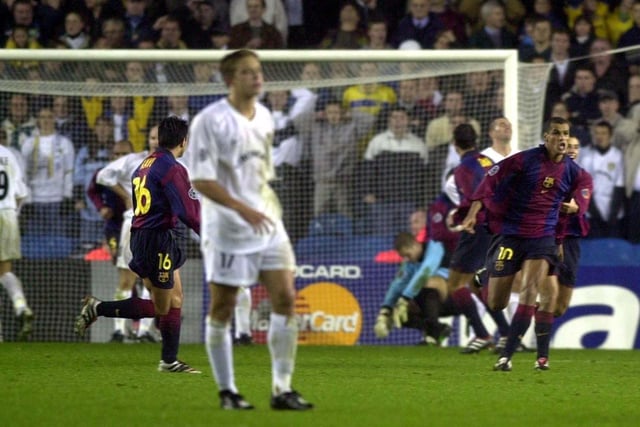 Leeds came within 10 seconds of securing their place in the second phase of the Champions League and sending Barcelona crashing out. It took a goal from Rivaldo deep into stoppage time to deny the Whites after Lee Bowyer had scored