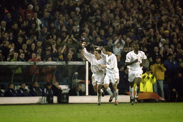A spectacular 30-yard free-kick from Ian Harte and a stunning goal from Lee Bowyer set Elland Road alight as the Whites survived a rigorous examination.