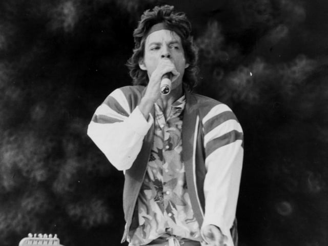 Mick Jagger and The Stones took to the stage to promote the album Tattoo You.