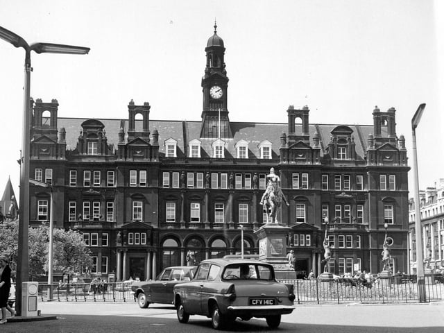 This view looks from the end of New Station Street across City Square. The General Post Office can be seen.