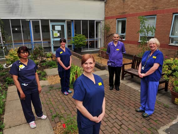 Staff at Harrogate District Hospital.