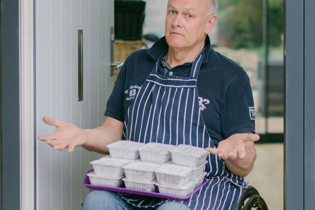 Paul Welch, who has been making meals for Supporting Older People.