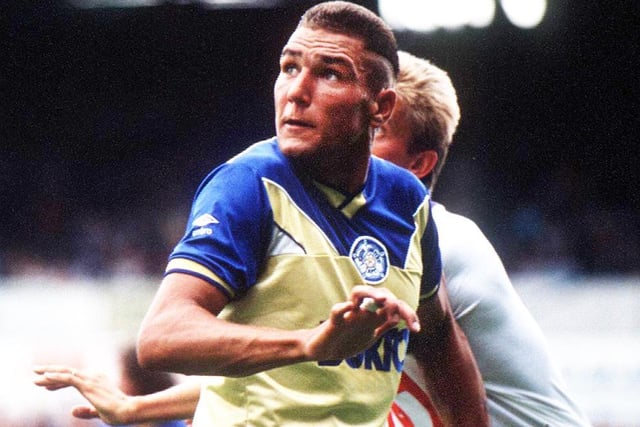 Moved from Wimbledon in the summer of 1989 and enjoyed cult status among the Elland Road faithful after helping the club win the Second Division title.