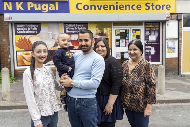 Kettlethorpe shopkeeper Amit Pugal and his family have been praised for supporting their community throughout lockdown.