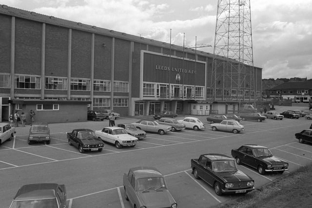 The home of the champions. A wonderful photo of Elland Road in August 1974