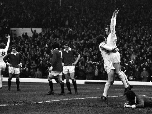 Enjoy these rarely seen photos from Leeds United's 5-1 demolition of Manchester United in February 1972. PIC: Varley Picture Agency