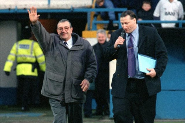 Walking out onto the Deepdale pitch in 2002 before a match against Walsall