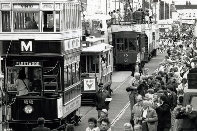 An early photo from 1988 showing the Former Bolton Tram 66