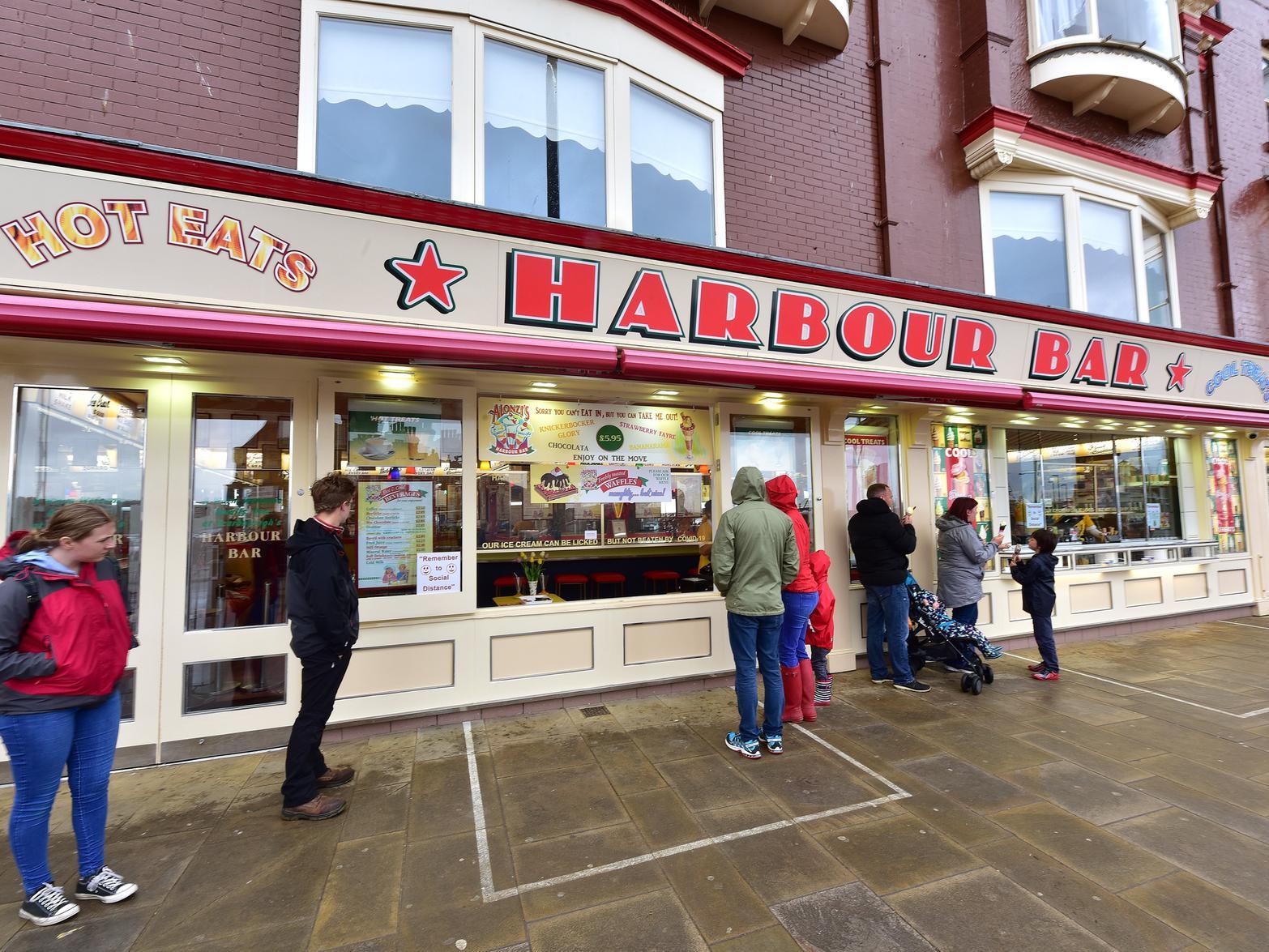The ice cream parlour on Scarborough's seafront