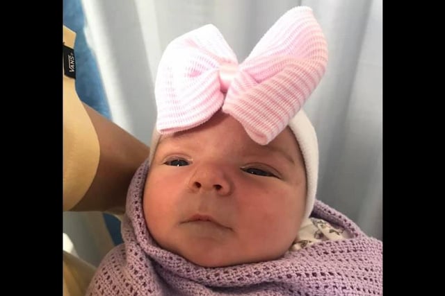Little Nellie was born on her daddy's birthday, July 26, 2020 at 6.33am, weighing 7lb 6oz. Thanks to mum Sophie Fecitt, from Bispham for sharing.