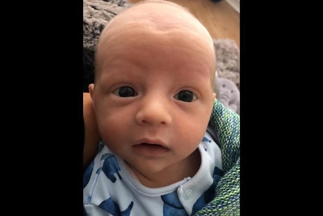 This cheeky chappy is Reggie who was born on July 5, 2020 weighing 5lb 12oz - Thanks to mum Jenna Hickson, from Blackpool for sharing.
