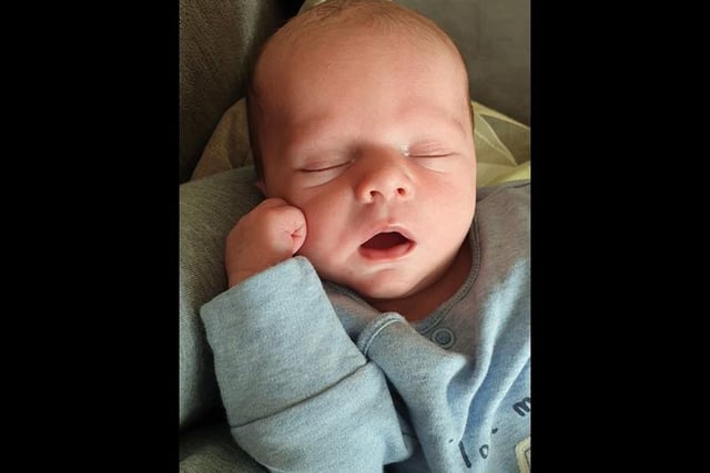 Just chillin'! Little Arthur was born on July 3, 2020, weighing 7lbs. Thanks to Charlotte Wolfgang, from Bispham for sharing.