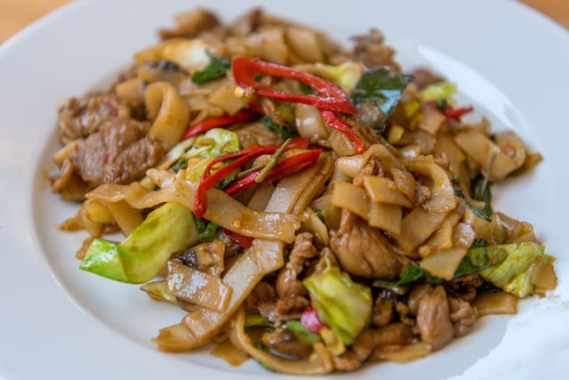 Coming in at number 10 was the Pad KeeMouwat Thai Aroy Dee which is thick stir fried cuts of noodle with fresh chilli, garlic, pepper corn and lime leaf.