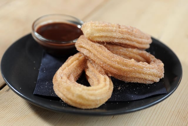 The delicious desert Churros with Dulce de Leche from Taco Bell came fourth on the list.