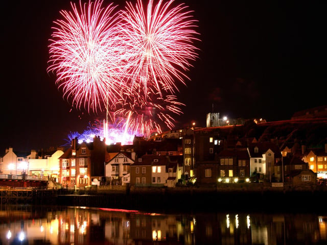 The grand fireworks display.