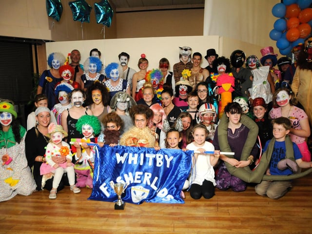 Fancy dress winners.