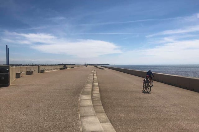 Linda McFadden said she loved Cleveleys' promenade for long walks. It sits between Anchorshome, where the boundary to Blackpool begins, and Rossall.