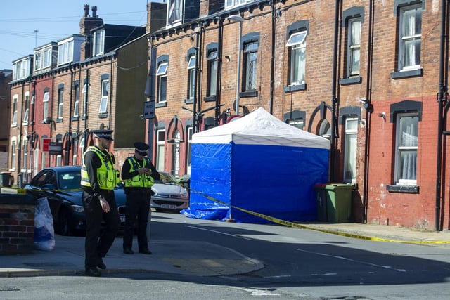 The man’s death is being treated as murder and an investigation is underway.