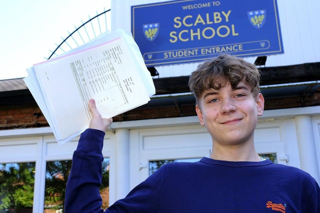 Tyler Mallinson delighted with his results.