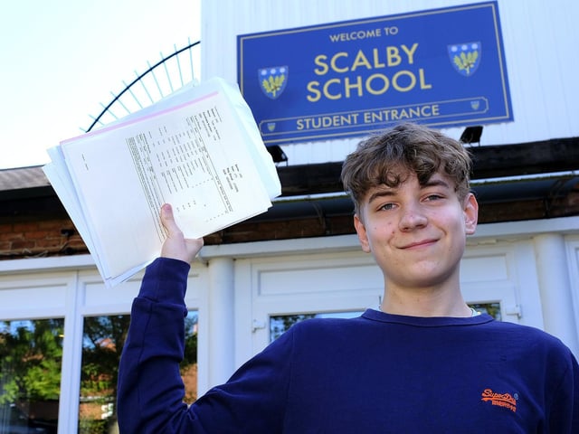 Tyler Mallinson delighted with his results.