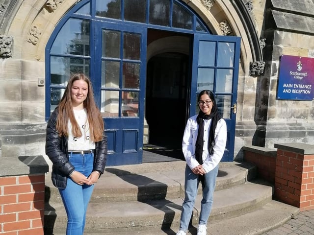 Delight at Scarborough College.