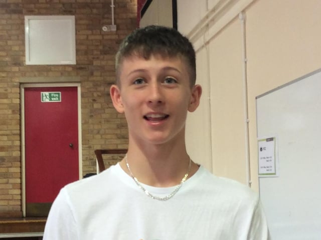 Lewis Mitchell at Filey Ebor Academy.
