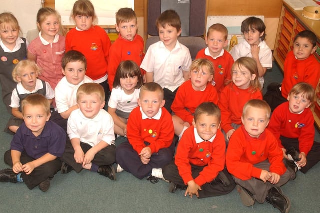 Mrs White's reception class at Filey Infants