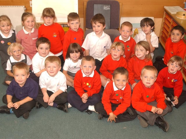 Mrs White's reception class at Filey Infants