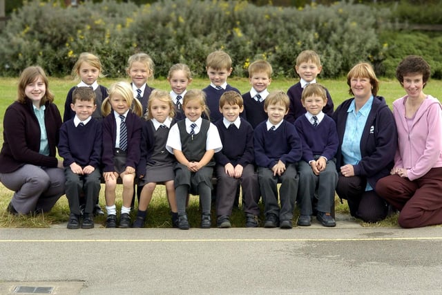 St Martin's School: Sarah Robinson's (left) Class 8 pupils, with teaching assistants Gill Broadley and Debbie Shaw