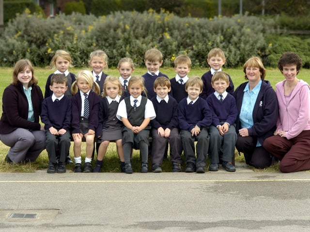 St Martin's School: Sarah Robinson's (left) Class 8 pupils, with teaching assistants Gill Broadley and Debbie Shaw