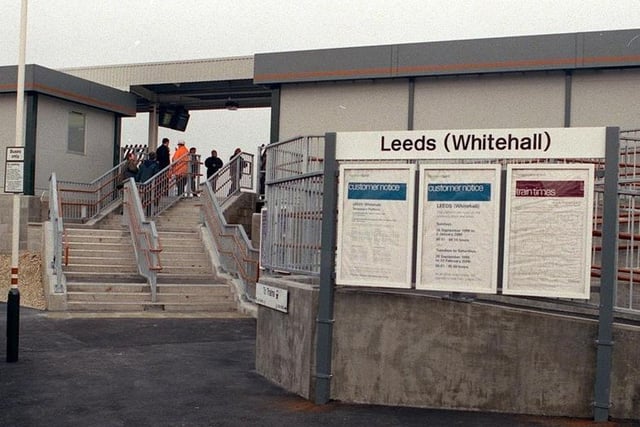 December 1999 and temporary railway station Leeds Whitehall was built to handle some services while Leeds City Station was being remodelled.