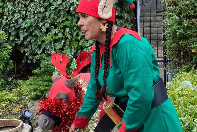 Christmas Elves and Reindeer's were present on the day.