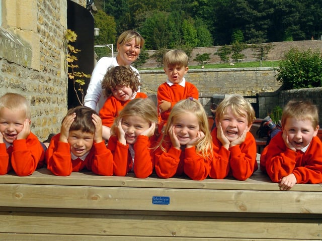 Hackness School, with teacher Eden Noble