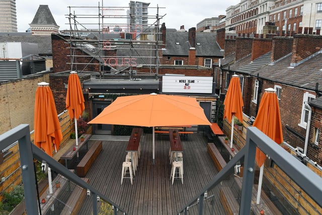 Headrow House tops the list of the most instagrammed venues in Leeds, with #headrowhouse used more than 7,500 times. The two terraces provide a perfect getaway from city life offering views right across Leeds rooftops.