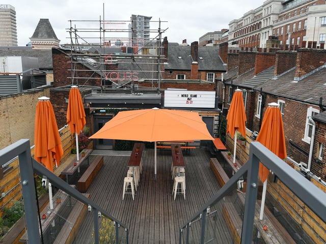 Headrow House tops the list of the most instagrammed venues in Leeds, with #headrowhouse used more than 7,500 times. The two terraces provide a perfect getaway from city life offering views right across Leeds rooftops.