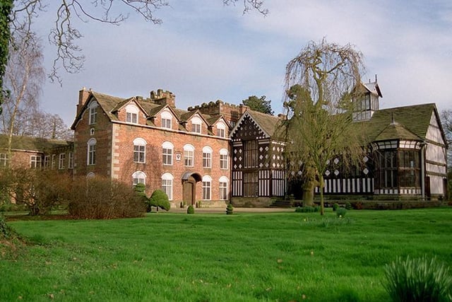 The hall is reputedly haunted by a grey lady, Queen Elizabeth I and a man in Elizabethan clothing. The figure of a man floating above the canal at the rear of the building has also been reported