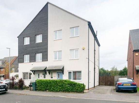 This immaculate townhouse property is located on a popular residential development in Gipton and features a lounge, separate sitting room, fully fitted kitchen/dining room leading into a private garden, four bedrooms with an ensuites plus a bathroom, and off-street parking.