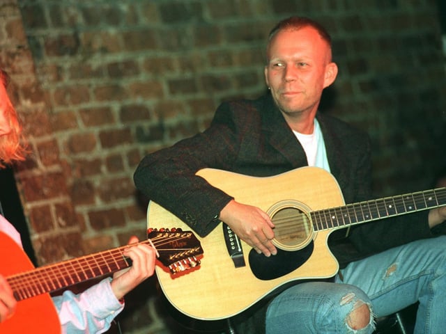 Give a litle respect. Erasure's Vince Clarke plays with Nick Johnson at The Warehouse.
