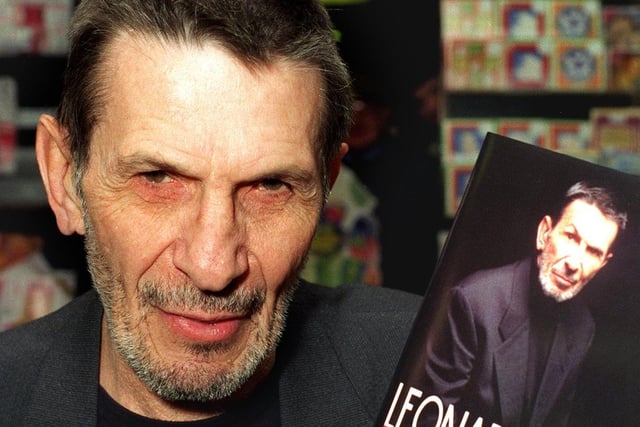 Actor Leonard Nimoy was in Leeds for a book signing.
