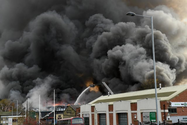 West Yorkshire Fire and Rescue service said all people had been accounted for and reported no injuries. A spokesman said: "We currently have 15 fire engines and 2 aerial ladder platforms in attendance – there are around 100 fire fighters and WYFRS officers on the scene. All persons are accounted for."