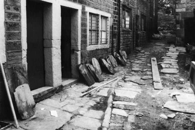 Lowtown's Booth's Yard pictured in May 1982.