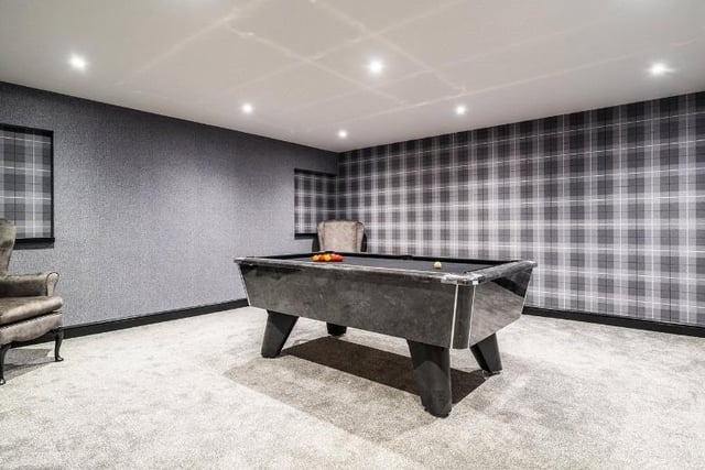 A games room for entertainment.
