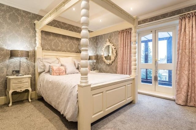 How about this bedroom with a four poster bed?