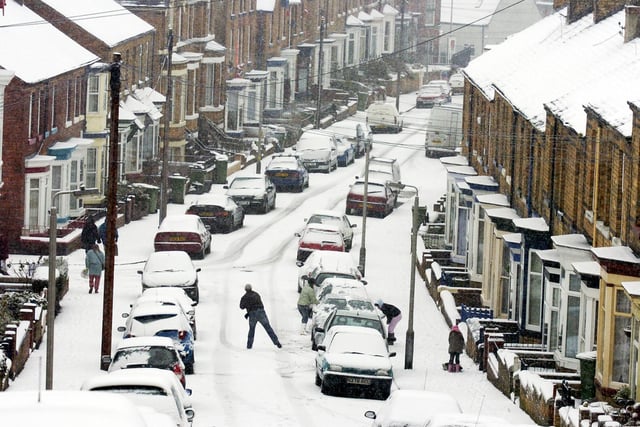Snowy scenes back in 2005.