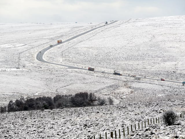 Snow on the North Yorkshire Moors back in 2010.