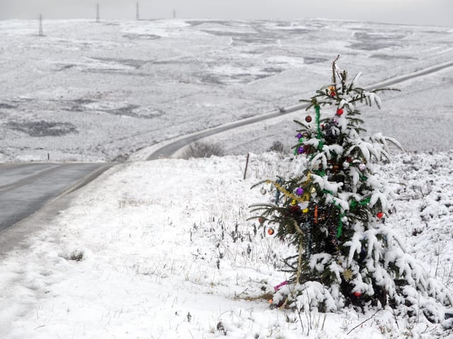 Snow on the North Yorkshire Moors back in 2010.
