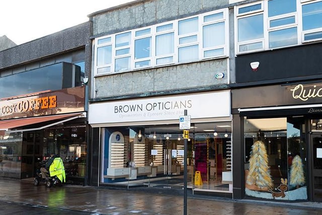 Need your eyes testing?  Brown Opticians are still open for business.