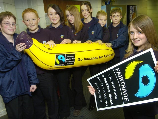 George Pindar Community Sports College - pupils set up their own Fair Trade company.