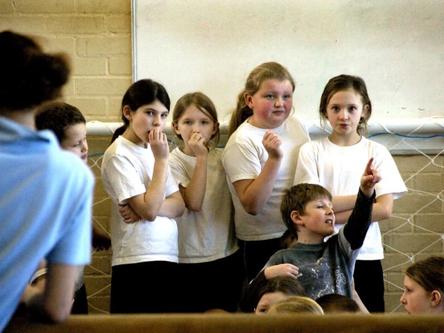Four junior schools visited Graham School to take part in a gymnastics event aimed at raising the profile of the sport within the lower school pupils.