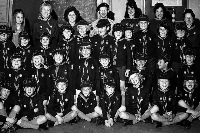 Wigan  St Michael's scout group in 1973